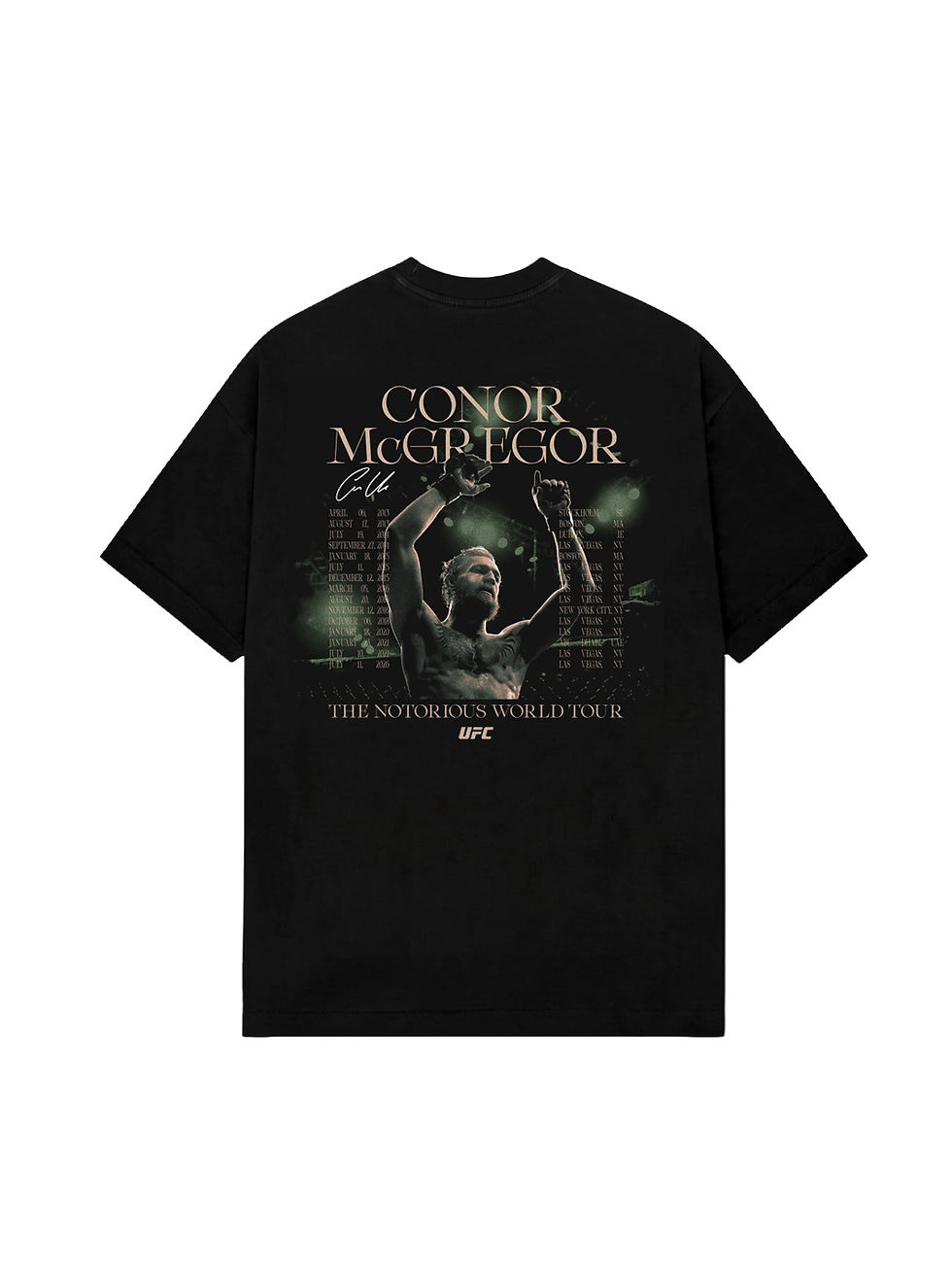 Miniatura: Camiseta UFC Fã Conor McGregor The Notorious World Tour