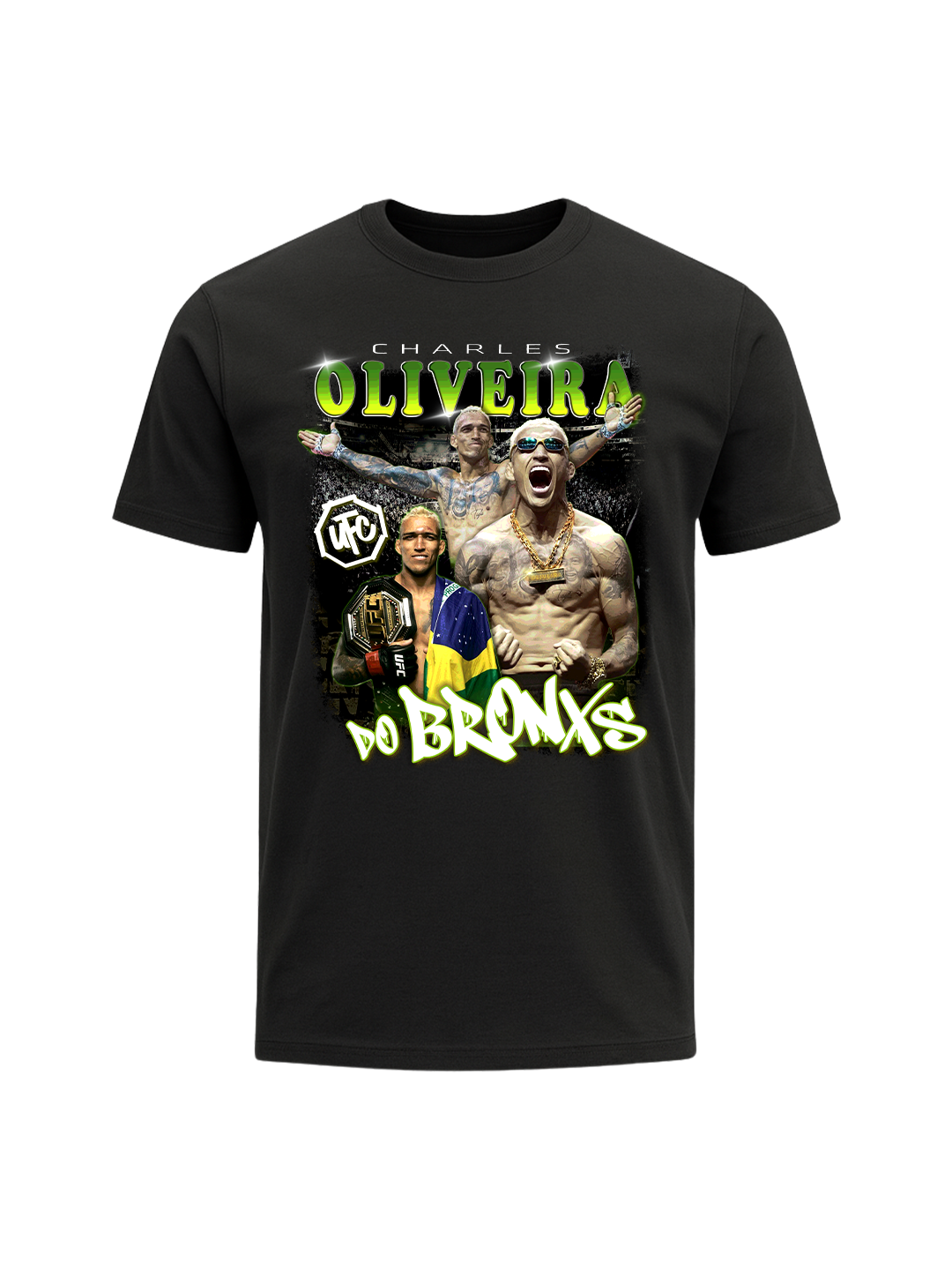 Camiseta UFC Fighter Charles Oliveira "Do Bronxs"