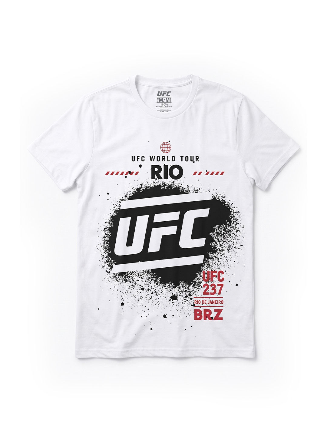 Camiseta UFC New BRAZIL Rio de Janeiro Branca