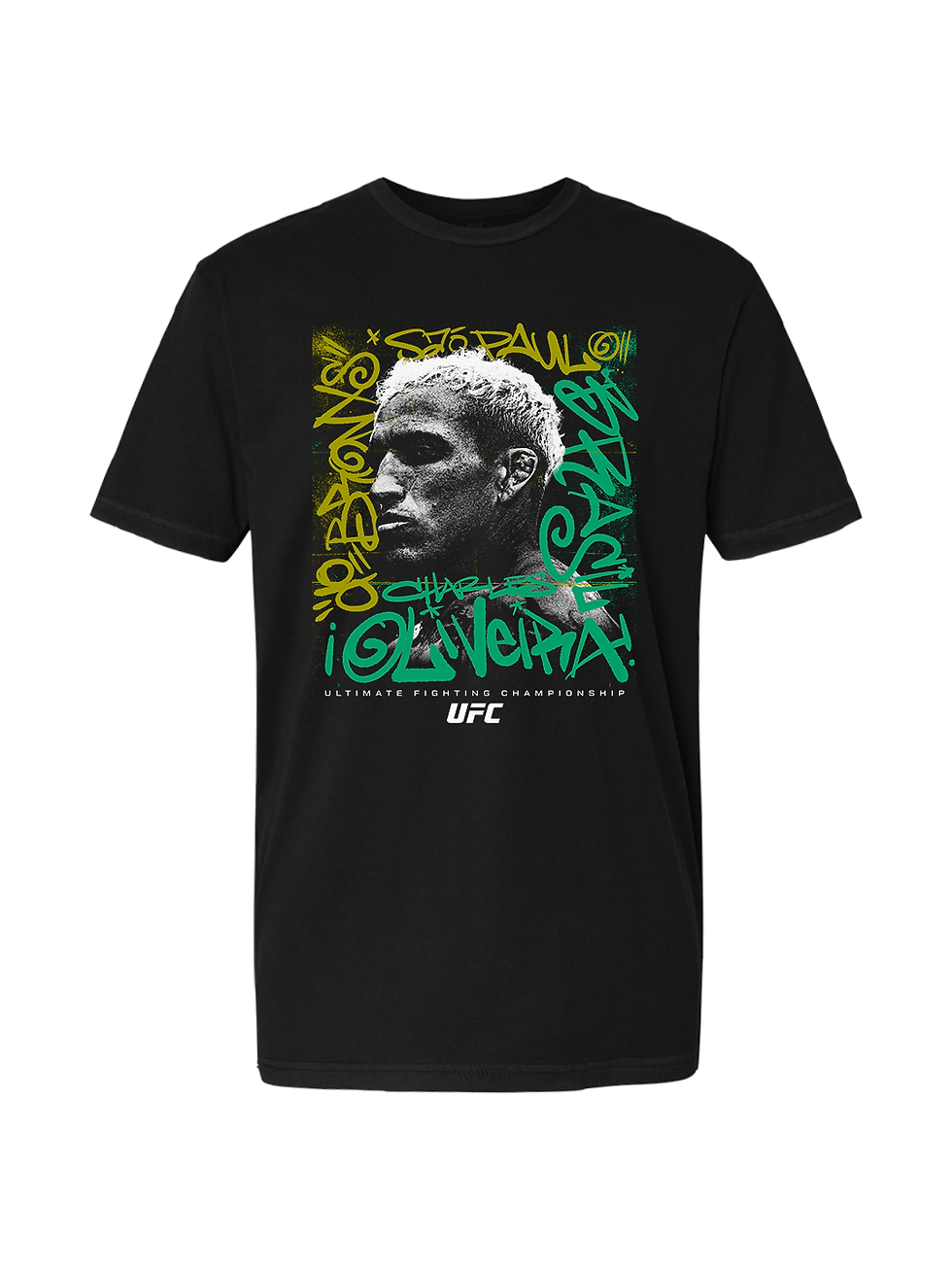 Miniatura: Camiseta UFC Fã Charles Oliveira Head Grafite