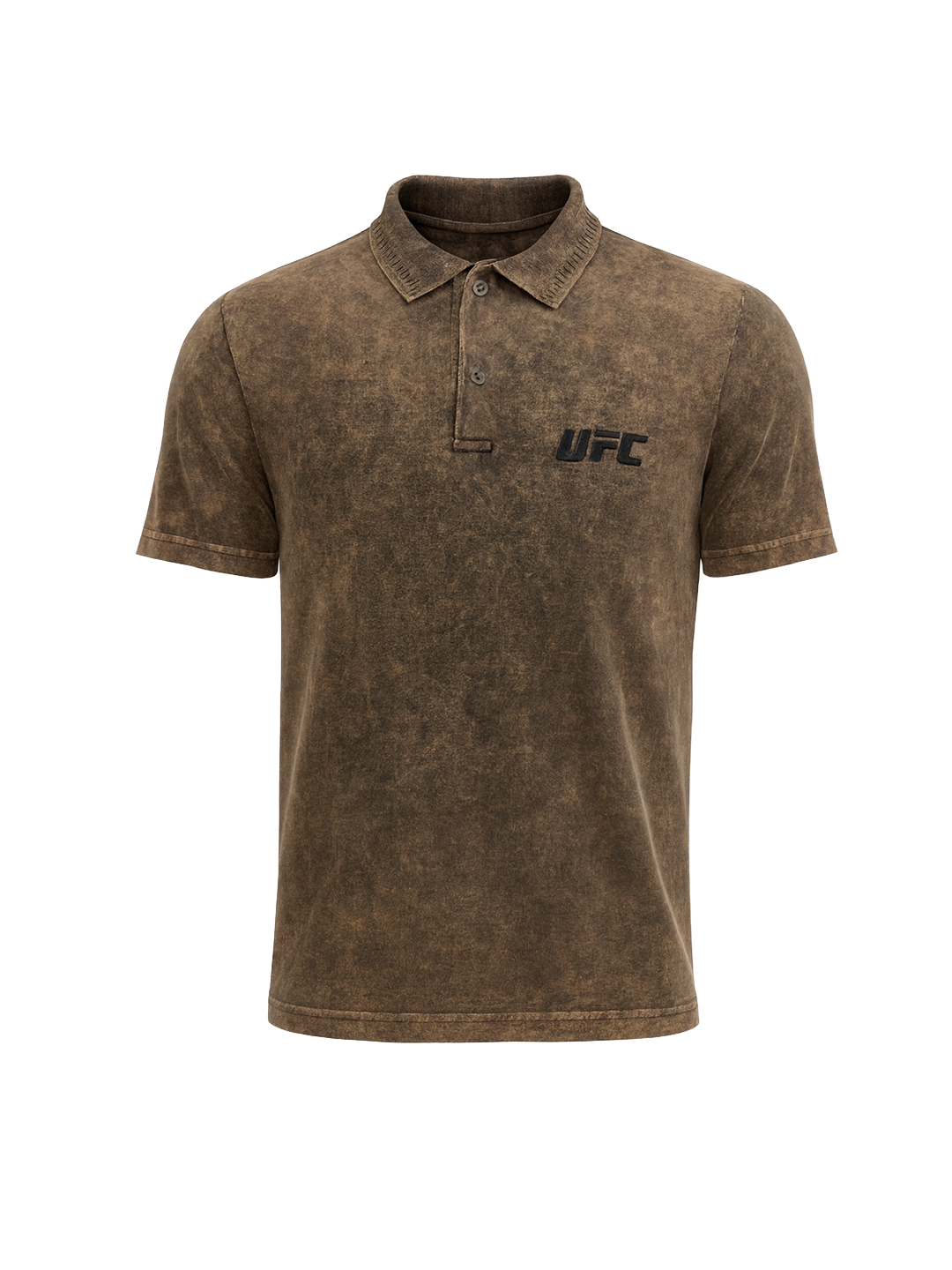 Camiseta UFC Pólo Marmorizada Masculina Preta