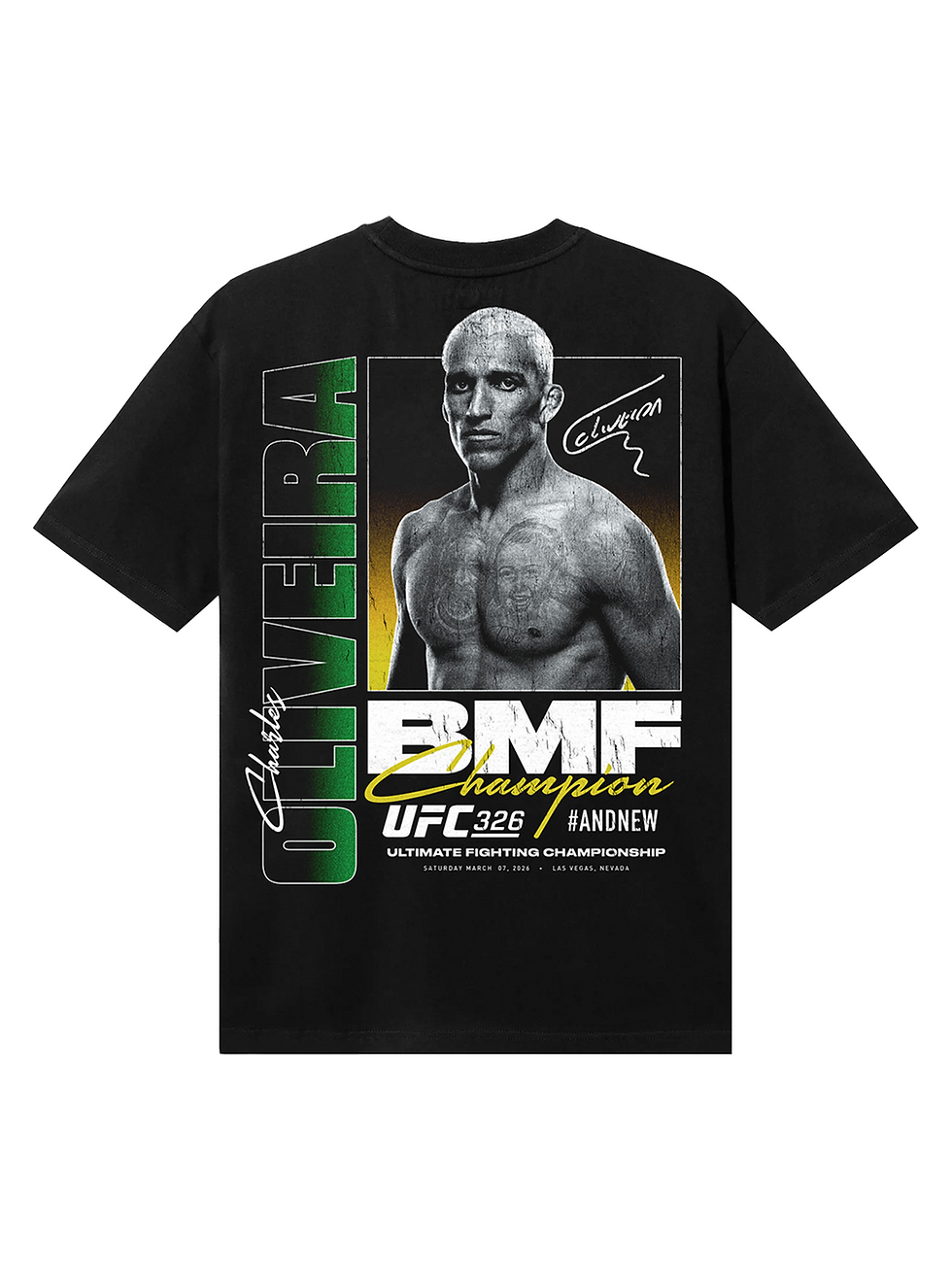 Miniatura: Camiseta UFC Fã Charles Oliveira UFC 326 BMF Champion