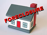 A picture showing a home in foreclosure.