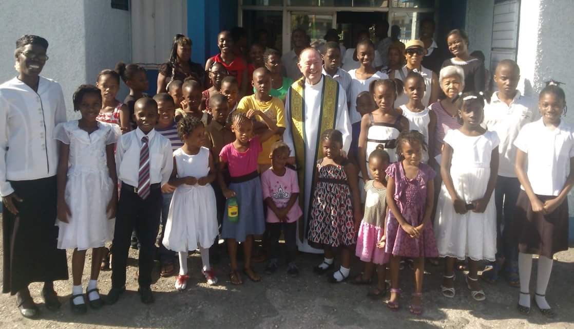 Fr. Pat at the Foundation