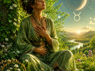 There are moments when life asks us to move quickly…  and then there are moments that invite us to slow down enough to truly arrive.    This Taurus New Moon is one of those moments.