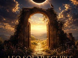 This Leo Solar Eclipse asks a deeper question: Who are you when the applause stops? As the South Node releases old expressions of Leo, a new understanding of sovereignty, leadership, and service begins to emerge.