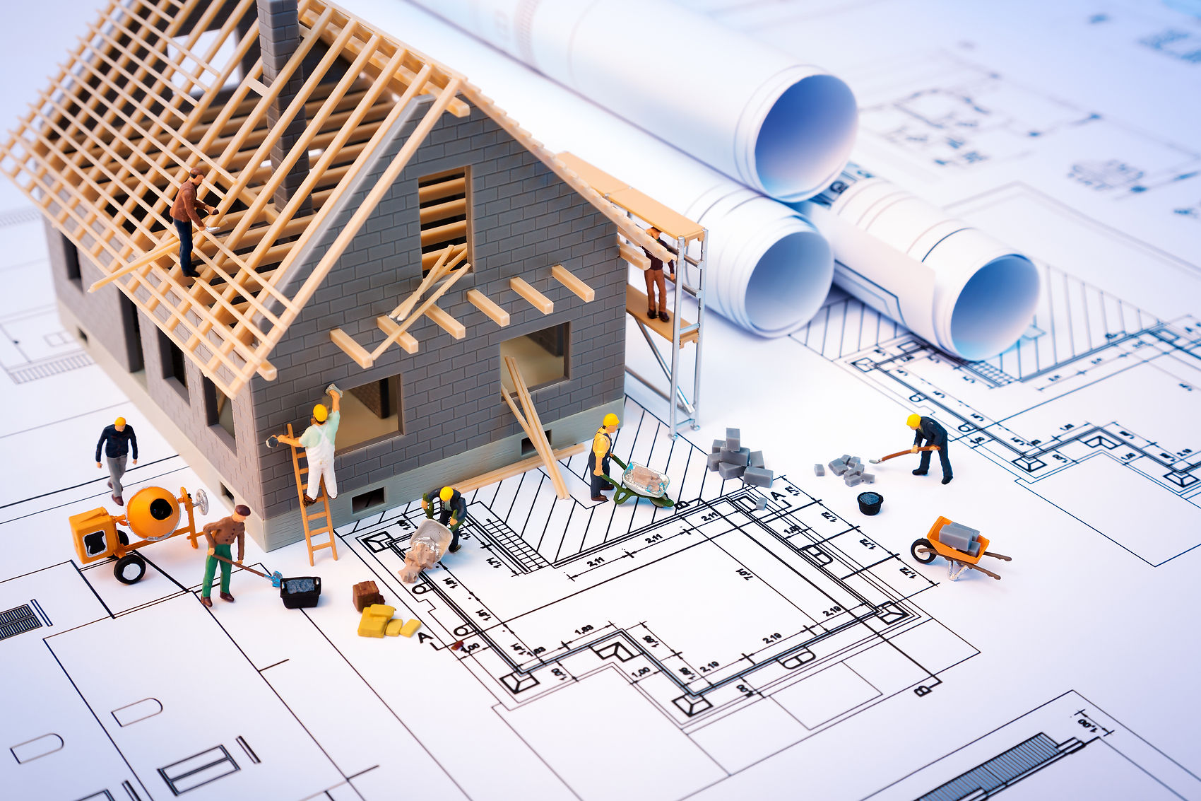 building house on blueprints with worker - construction project
.jpg