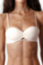 Front view of Blush Wireless Push-Up Bra showing natural lift and smooth fit.