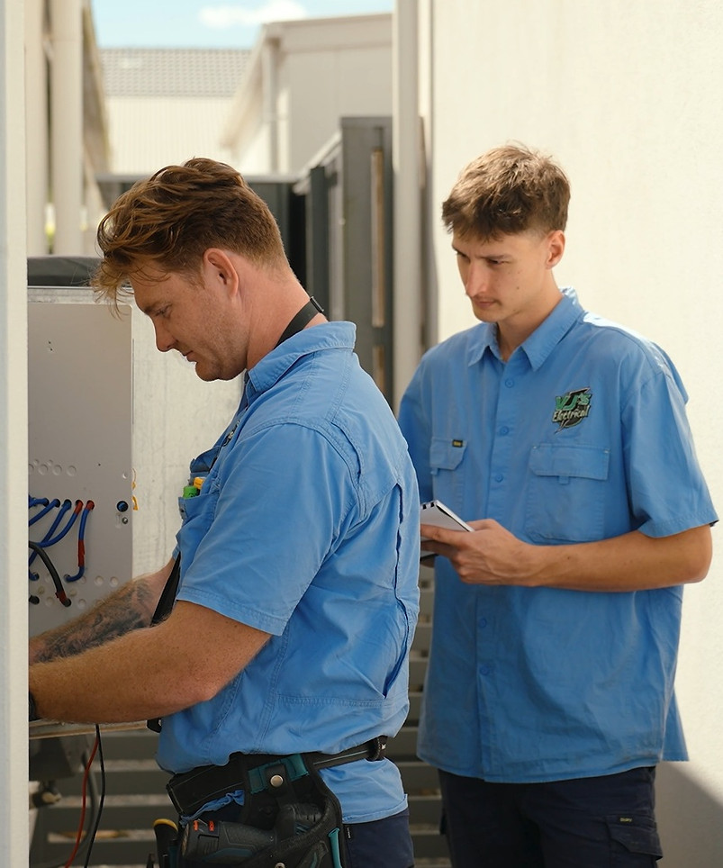 Electricians conducting electrical audits and inspections.