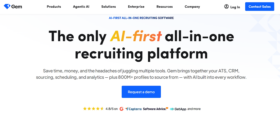 Gem - Best for Talent Engagement