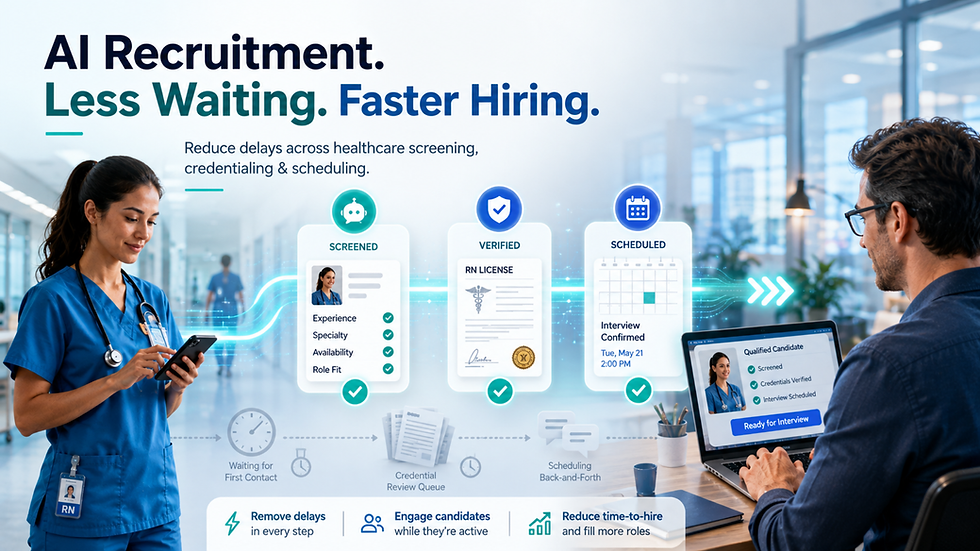 How AI Recruitment Software Reduces Time-to-Hire in Healthcare