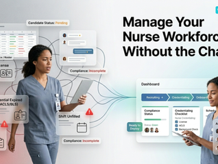 nurse workforce management software dashboard vs manual staffing workflow chaos
