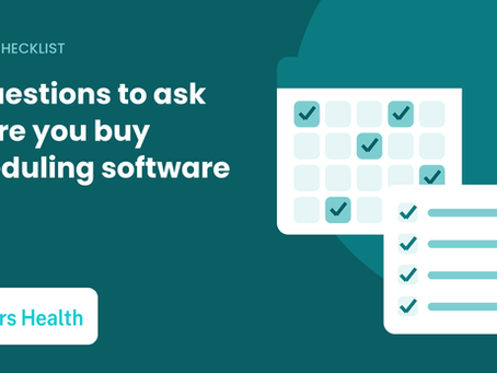 Healthcare Scheduling Software Checklist