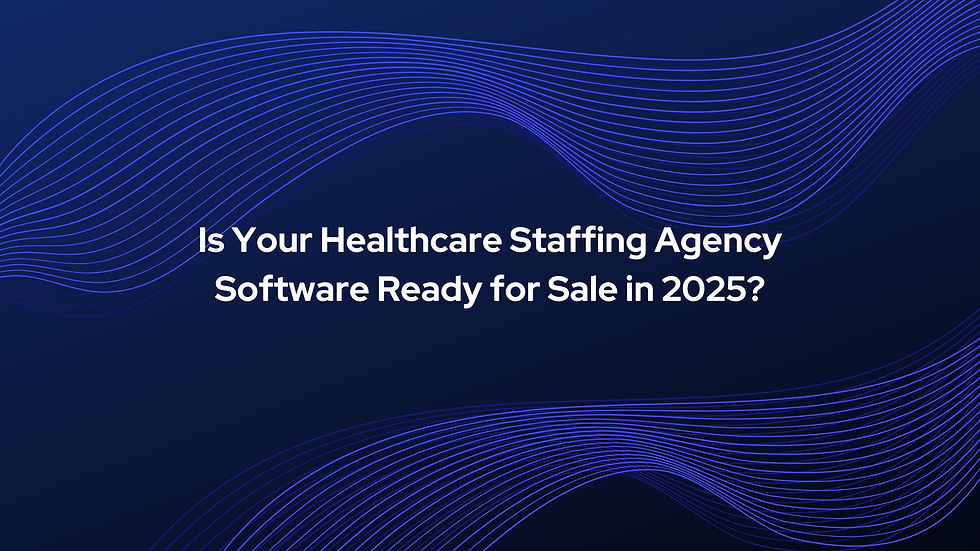 Healthcare Staffing Agency Software