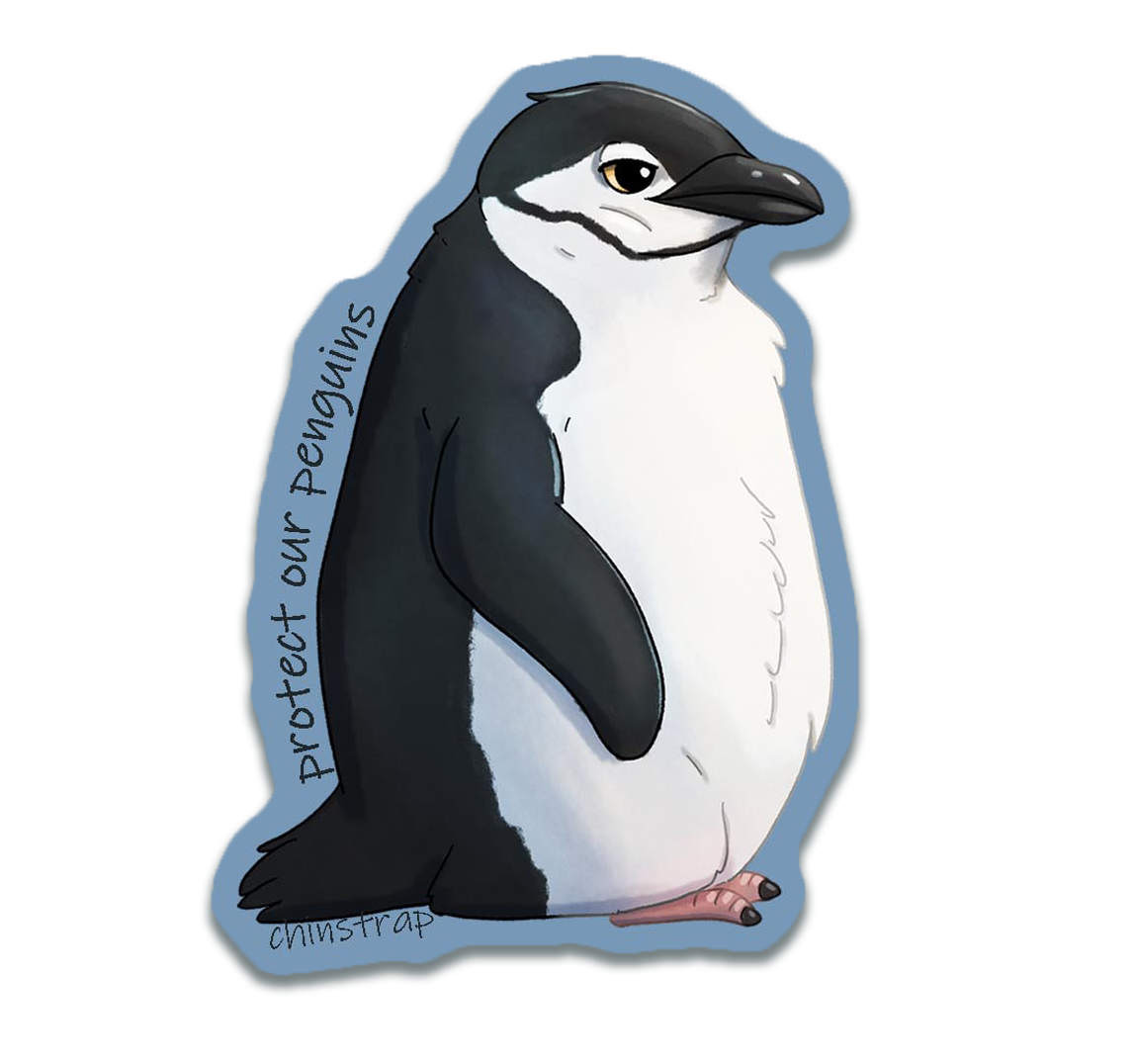 Chinstrap Penguin Sticker