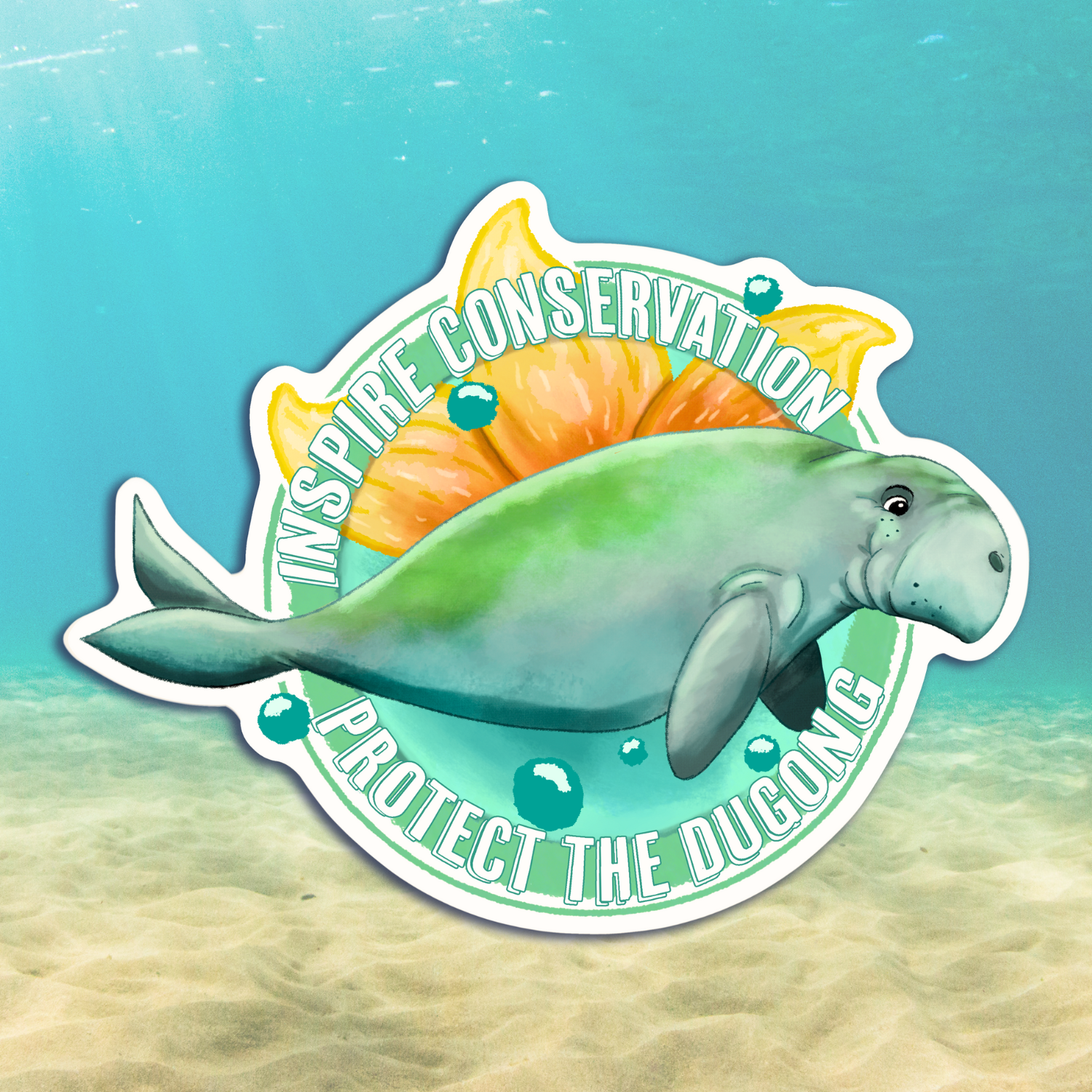 Dugong Conservation Sticker