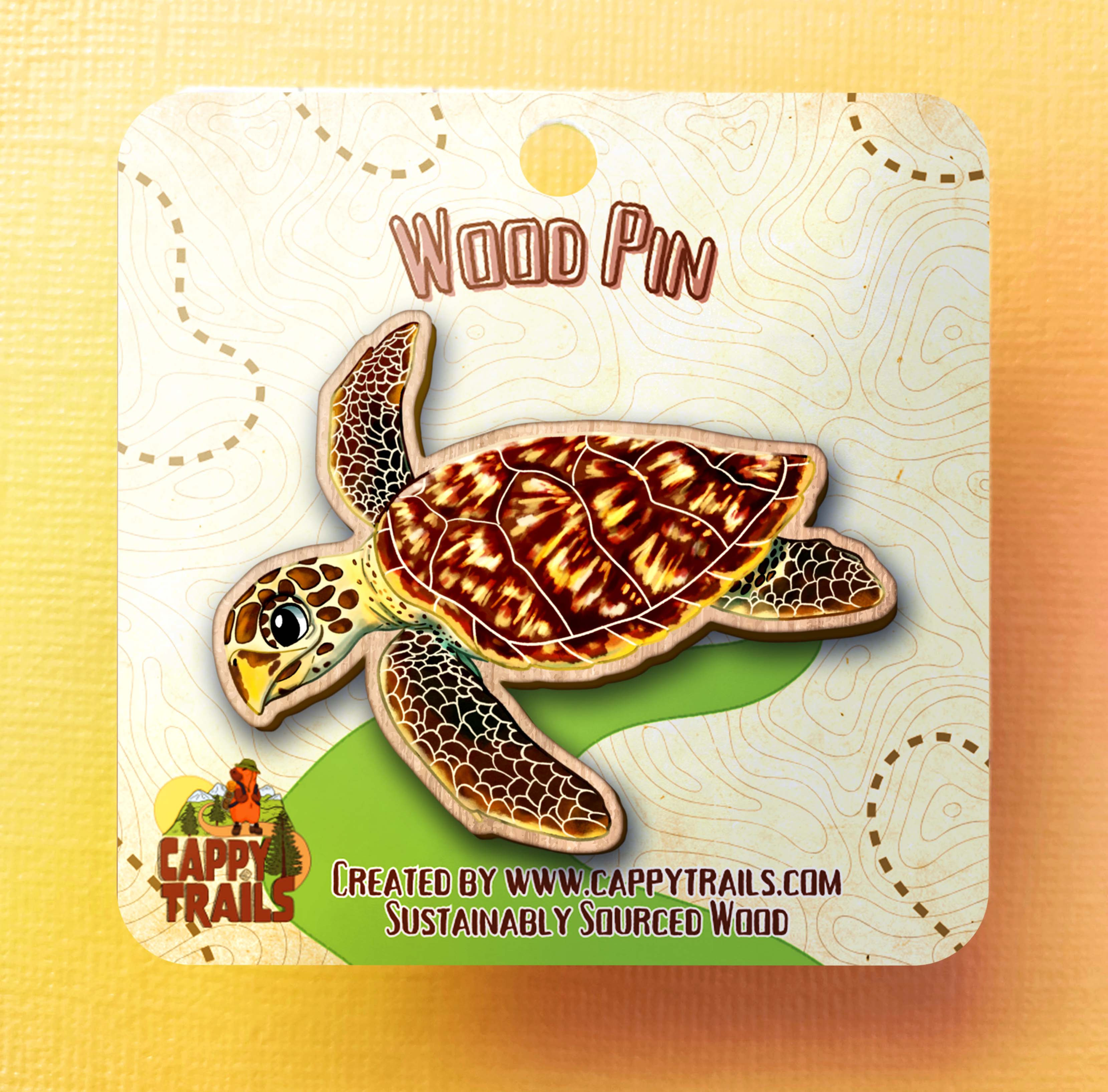 Hawksbill Sea Turtle Pin