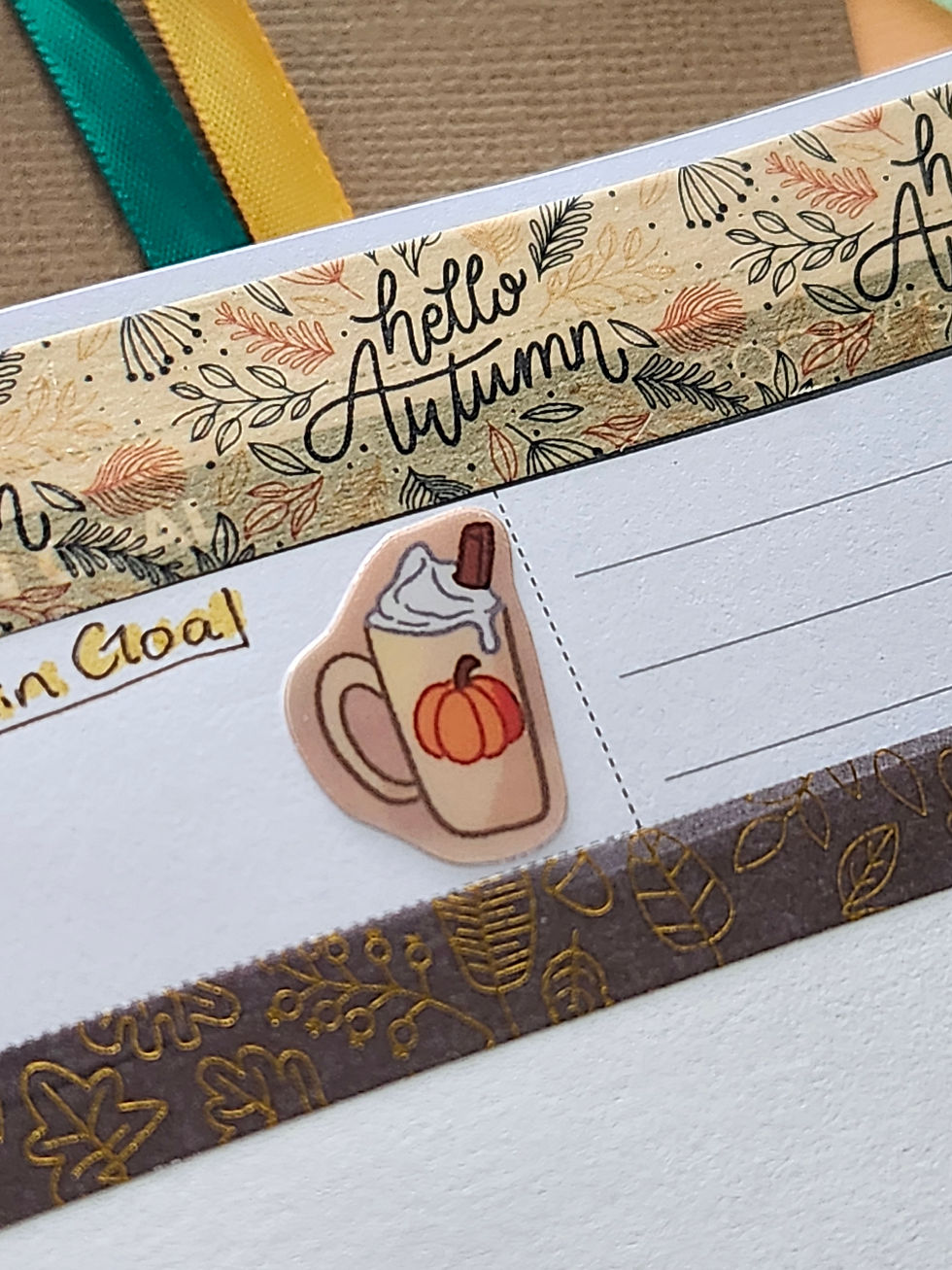 Thumbnail: Autumn Themed Cappy Trails Sticker Sheet