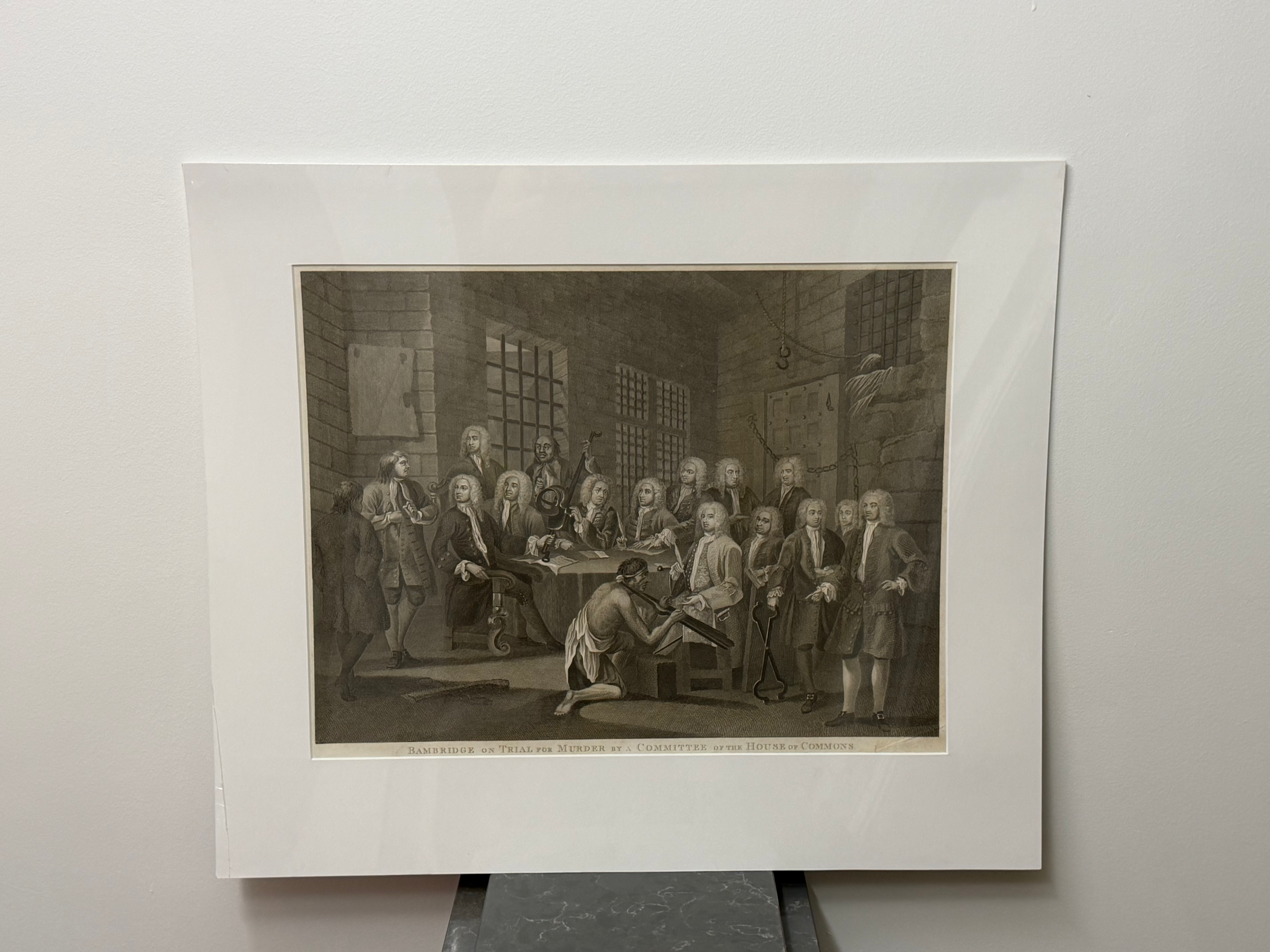 William Hogarth - Bambridge on Trial for Murder (1803)