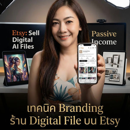 Branding ร้าน Digital File บน Etsy: ปั้นร้านให้ดู "โปร" ลูกค้ากล้ากดโหลด