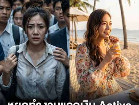 หยุดวิ่งไล่จับเงิน... แต่มาสร้าง "กรงดักเงิน" กันดีกว่าไหมคะ?