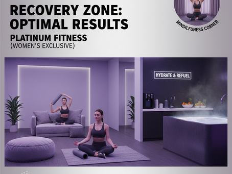 How to Create a Recovery Zone at Platinum Fitness for Optimal Results.At Platinum Fitness, we understand that fitness is not just about intense workouts—it’s also about recovery. Proper recovery help