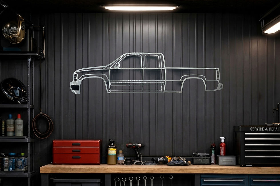 Thumbnail: Metal Chevy/GMC Wall Art