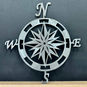 Thumbnail: Metal Compass Wall Art