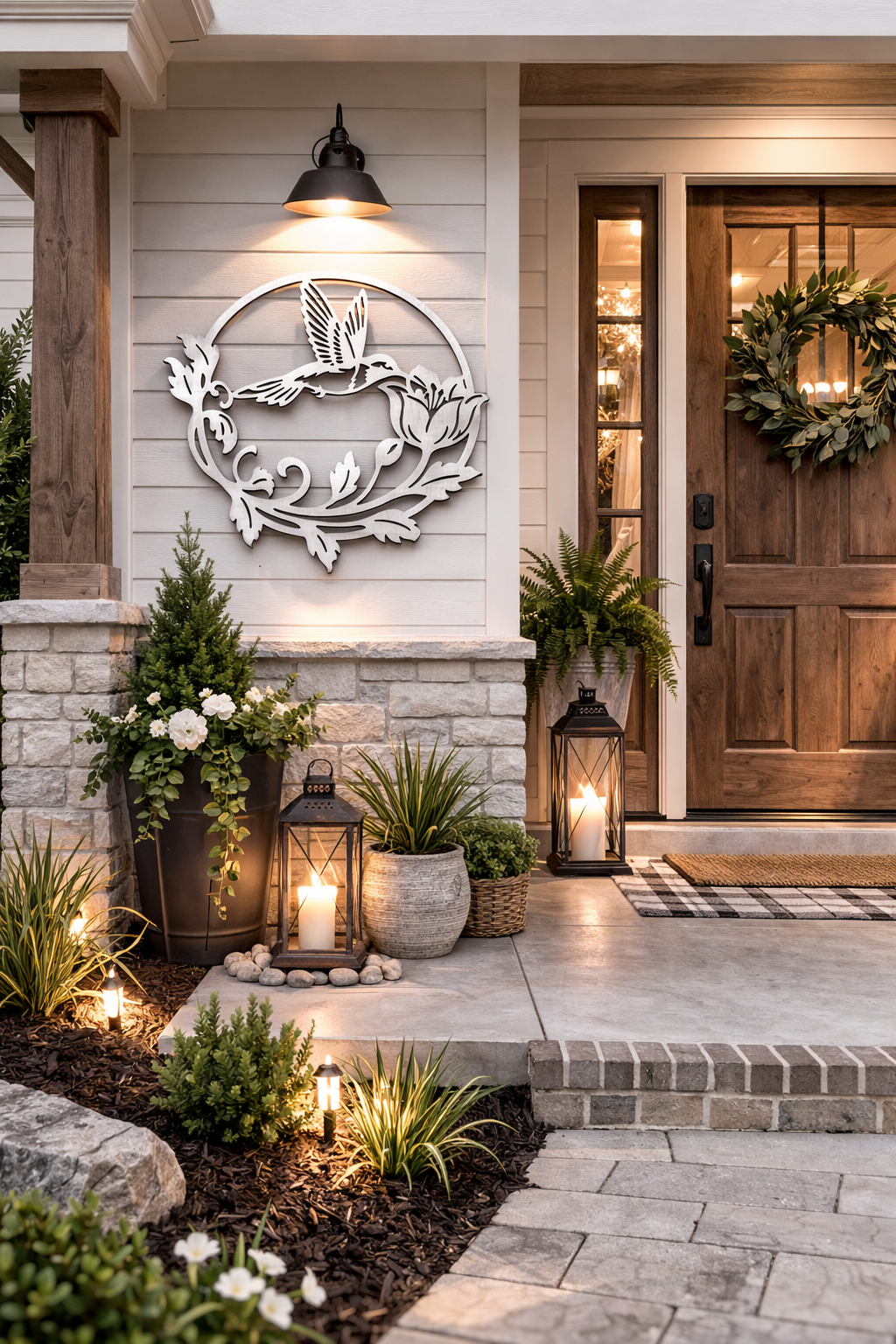 Metal Hummingbird Wall Art