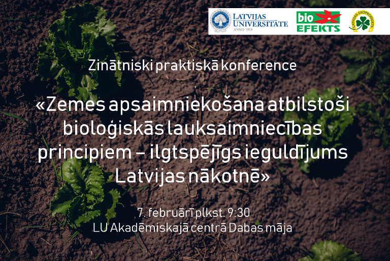 STC zinatniski praktiska konference 7.februārī LU Akademiskais centrs Dabas Maja