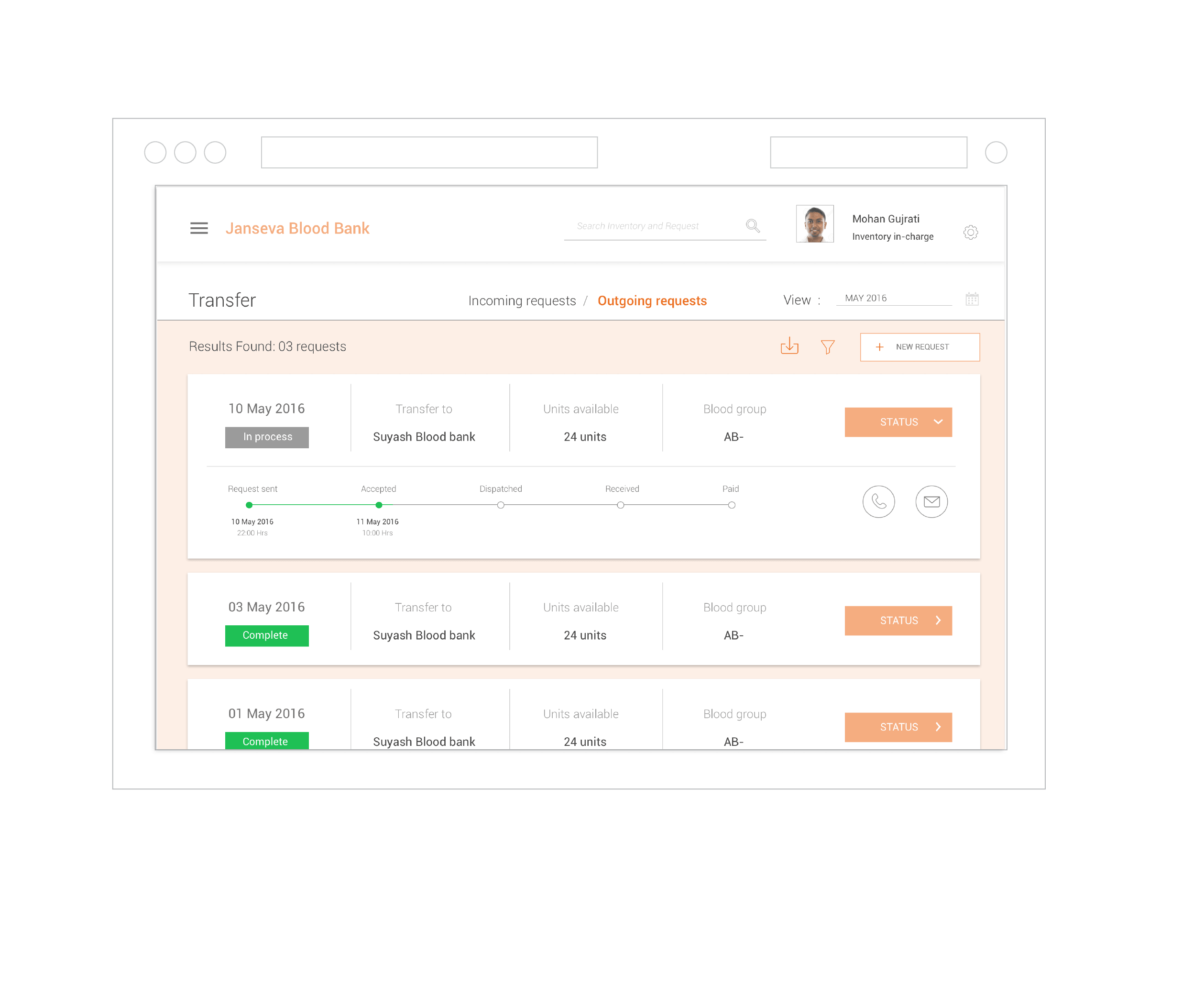 Prediction tool for camp planning (final UI).