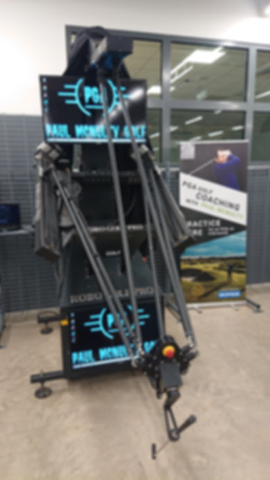 Two hour RoboGolfPro®  set up lesson and reps in Cumbria