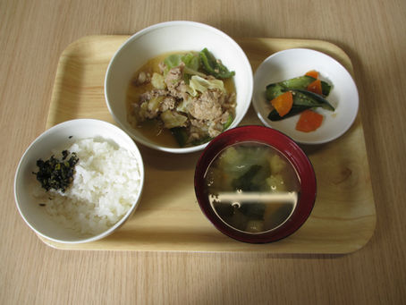 1/8　今日の献立