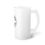 Thumbnail: Goddamn Original frosted beer mug with black logo left side view