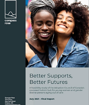 Report cover titled ‘Better Supports, Better Futures’ featuring two smiling young people