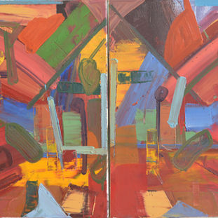 I see you, 2022, oil  on canva s, 95x50 cm (2 parts).jpg