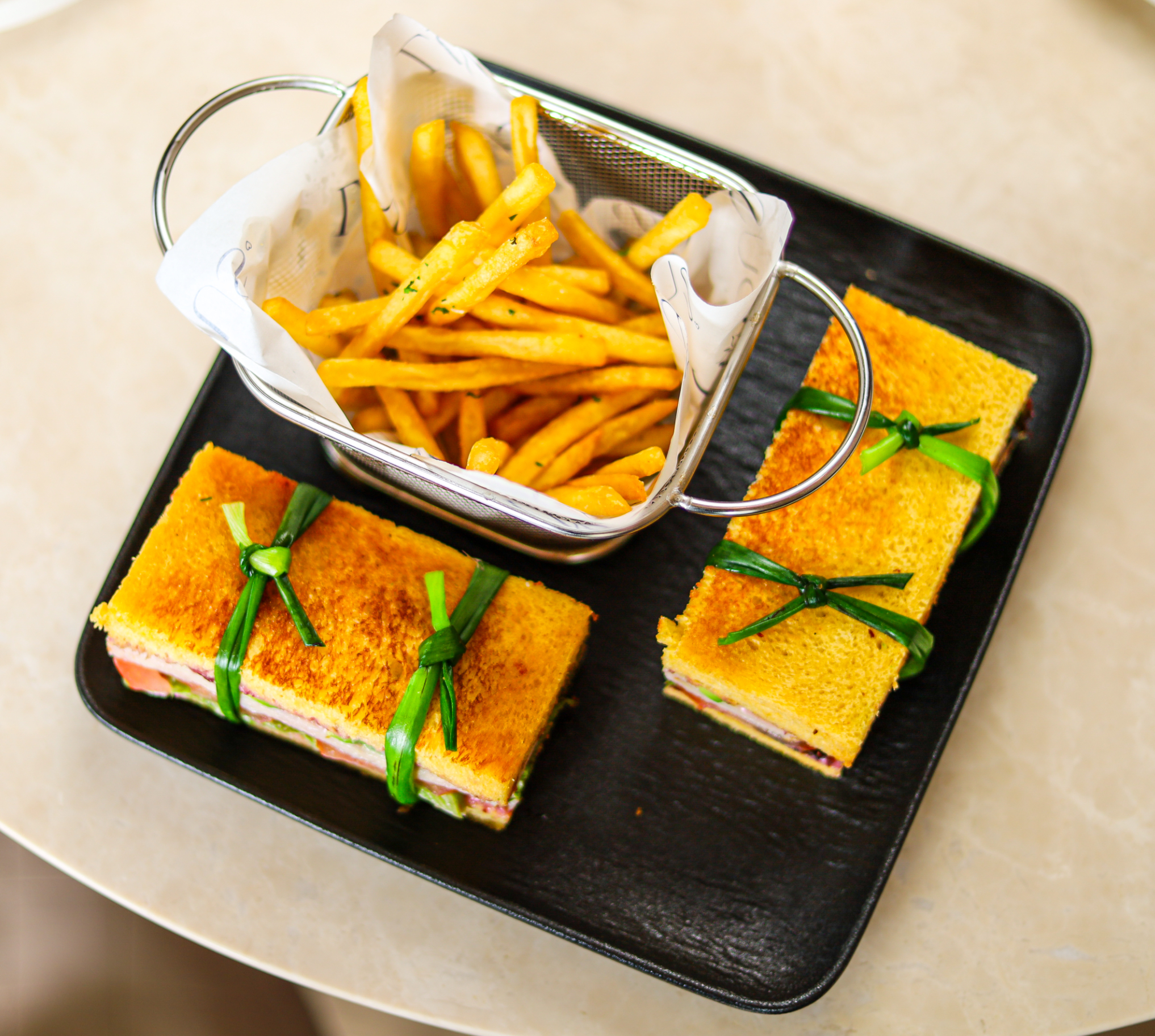 Arranged Food and Objects