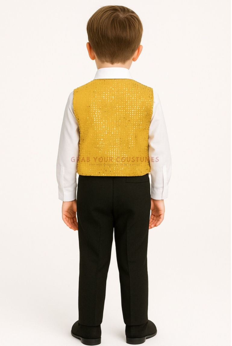 Thumbnail: Golden Jacket Kids Dance Costume