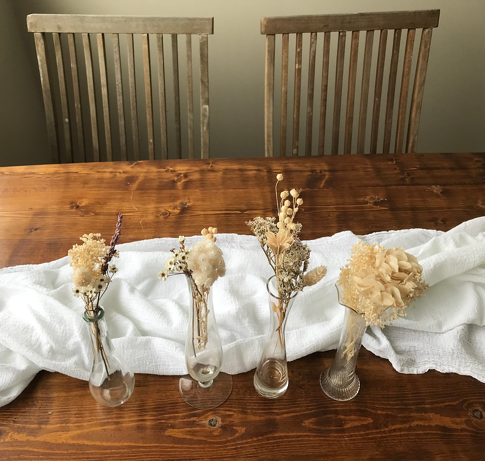 Thumbnail: Clear Glass Bud Vases