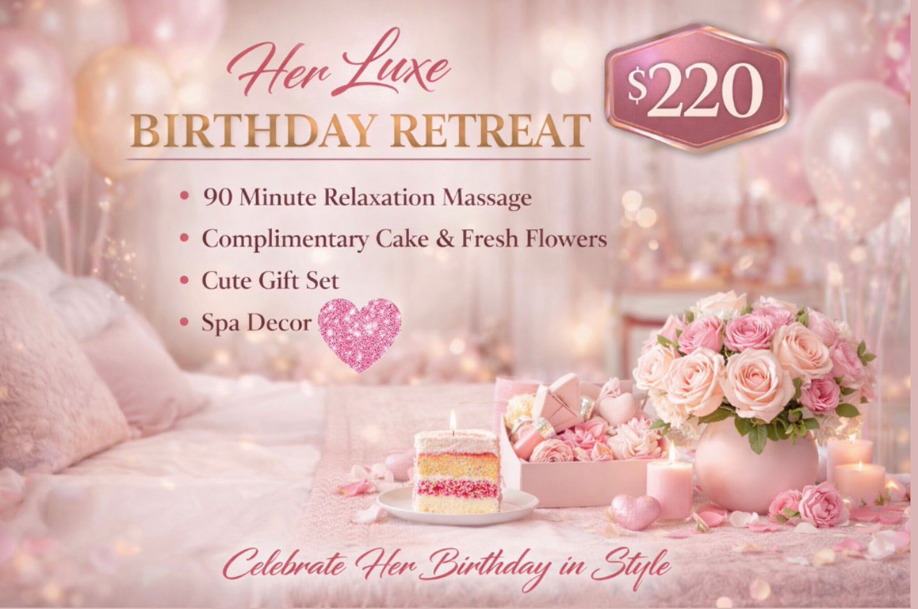 Fresh flowers,complientary Wine,Rose petals,spa decorated ,small gift set,cake with candle 