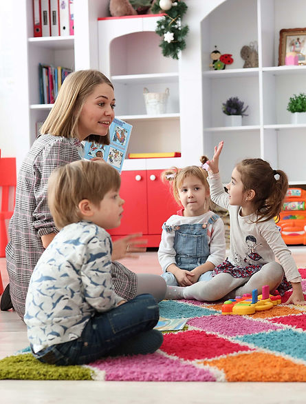 Teacher and Toddler Students