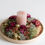 Miniaturbild: Trockenblumenkranz mit Teller und Kerze ca. 22 cm