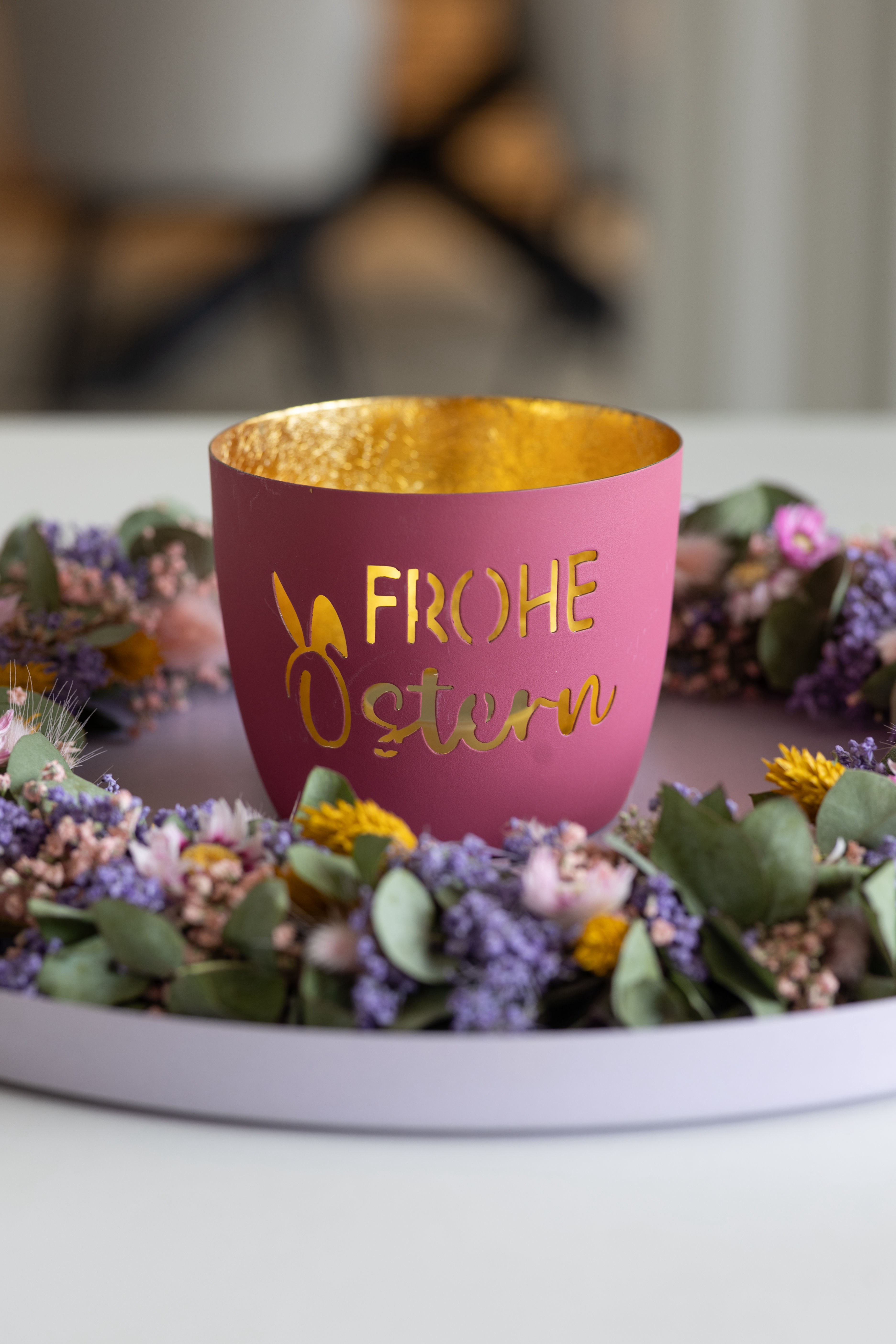 Windlicht Frohe Ostern