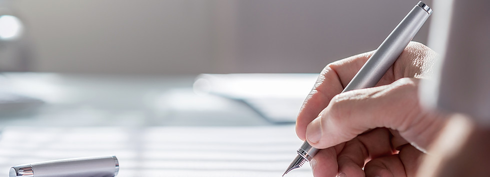 Document with Pen