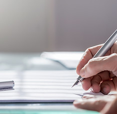 Document with Pen