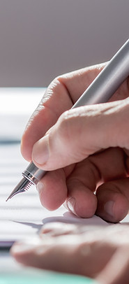 Document with Pen
