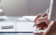 Document with Pen