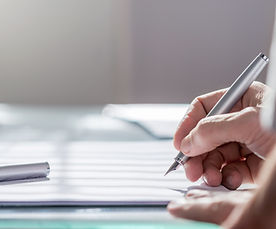 Document with Pen