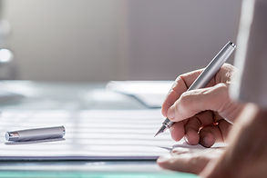 Document with Pen