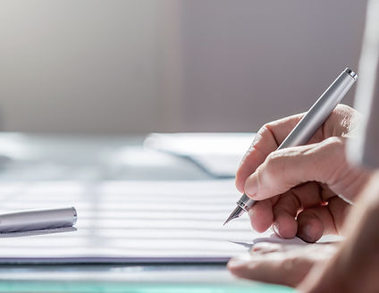 Document avec stylo